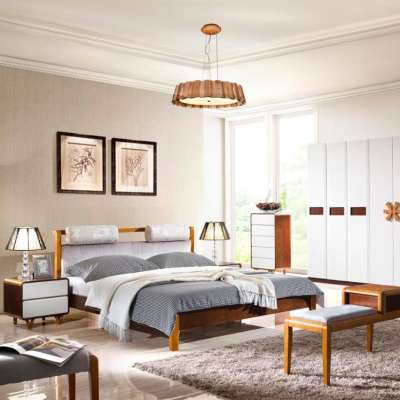 Modern  italian solid wood bedroom set