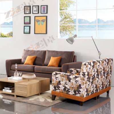 Wooden design furniture royal fabric sofa set for home furniture