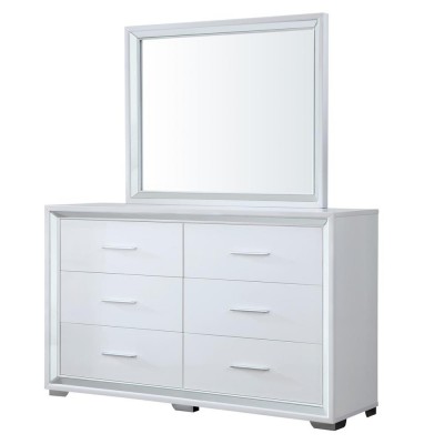 Modern Bedroom furniture modern style white dressing table and mirror furniture