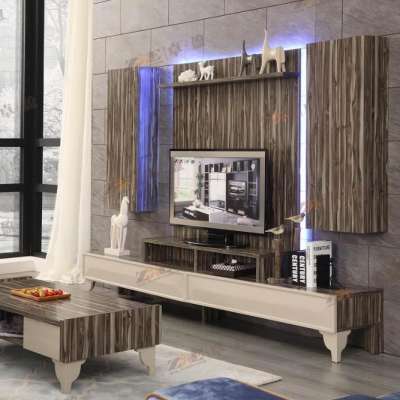 MODERN LIVING ROOM LED TV UNIT FURNITURE