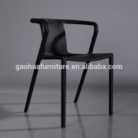 high quality simple design PP material plastic chairs, colorful plastic dining chairs from china factory