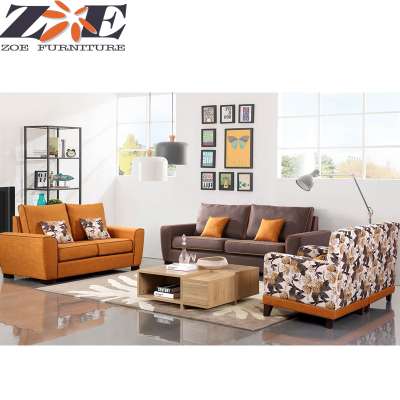 latest foshan  living room new model fabric sectional sofas for home